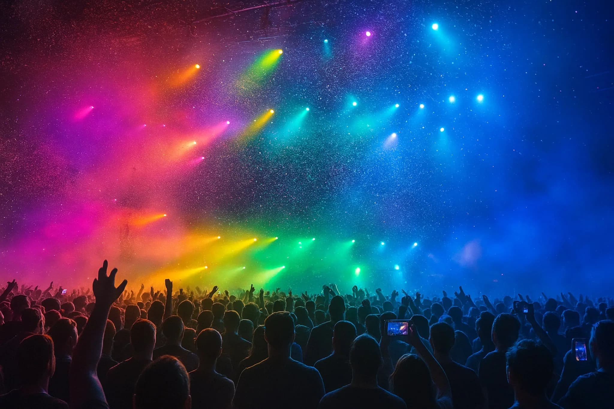 crowd enjoying live music